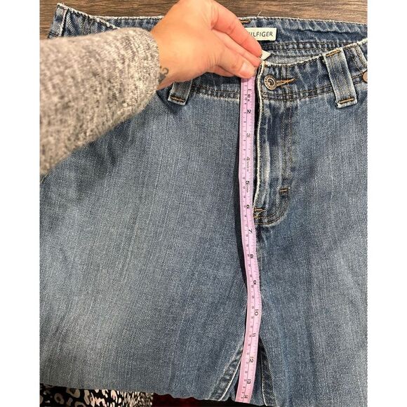 Tommy Hilfiger Hipster Flare Medium Light Wash Size 12 Jeans - Picture 11 of 14